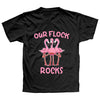 Our Flock Rocks Flamingo Matching Family Vacation Group T-Shirt