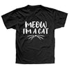 Meow I'm A Cat Funny Halloween Costume Couples 2021 T-Shirt