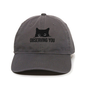 Observing You Embroidered Premium Hat