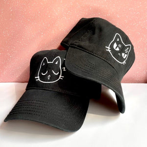 Glow in the Dark Embroidered Dad Hats for Cat Lovers Hat