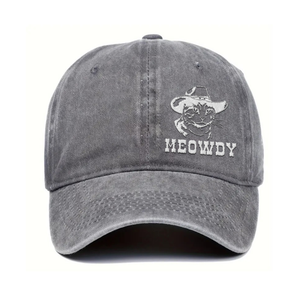 Meowdy Embroidered Hat