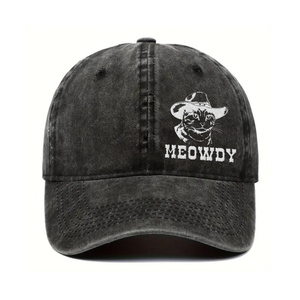 Meowdy Embroidered Hat