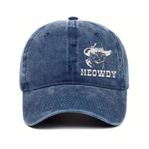 Meowdy Embroidered Hat