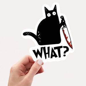 Angry Cat Sticker