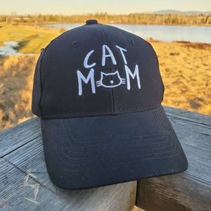 Cat Mom Kitten Embroidered Hat