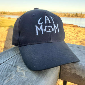 Cat Mom Kitten Embroidered Hat