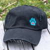 Pink Paws for Dog Lover Black classic Hat