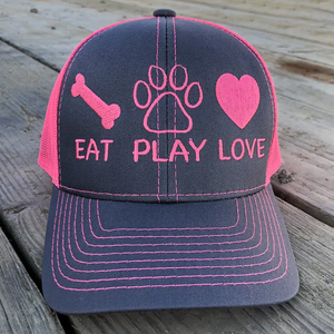 Eat Play Love Meshback Pink Hat