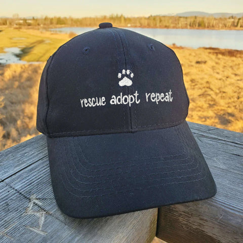 Rescue Adopt Repeat Classic Charcoal Hat