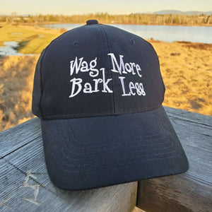 Wag More Bark Less Distressed Classic Hat