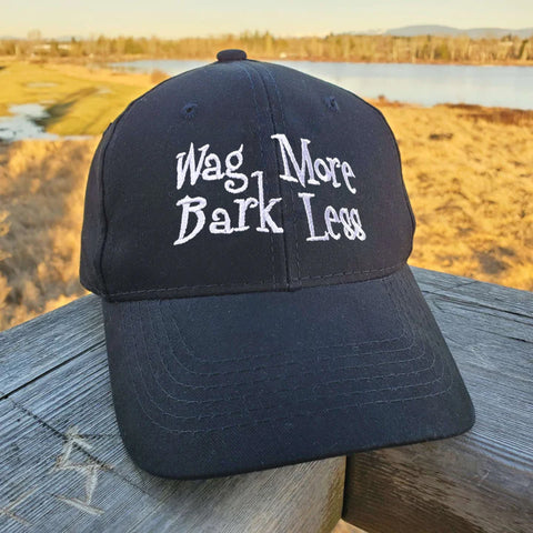 Wag More Bark Less Distressed Classic Hat